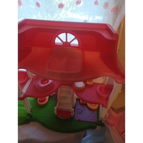 Fisher Price Little People Happy Sounds Home Pink Doll House - Picture 11 of 16